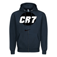 Navy Cristiano CR7 Zipper Hoodie - linhVisuals