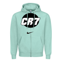 Seafoam Cristiano CR7 Zipper Hoodie - linhVisuals