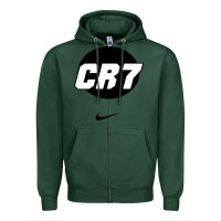 Sports Green Cristiano CR7 Zipper Hoodie - linhVisuals