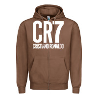 Chestnut Cristiano CR7 Zipper Hoodie - linhVisuals
