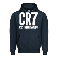 Navy Cristiano CR7 Zipper Hoodie - linhVisuals