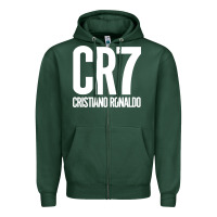Sports Green Cristiano CR7 Zipper Hoodie - linhVisuals