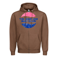 Chestnut The Jesus And Marychain Zipper Hoodie - linhVisuals