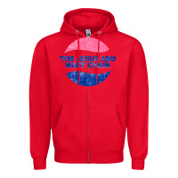 Red The Jesus And Marychain Zipper Hoodie - linhVisuals