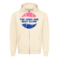 Sandshell The Jesus And Marychain Zipper Hoodie - linhVisuals