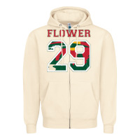 Sandshell flower 29 wild goalie fleury minnesota pro ice hockey design Zipper Hoodie - linhVisuals