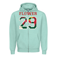 Seafoam flower 29 wild goalie fleury minnesota pro ice hockey design Zipper Hoodie - linhVisuals