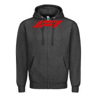Charcoal Heather the official Zipper Hoodie - linhVisuals