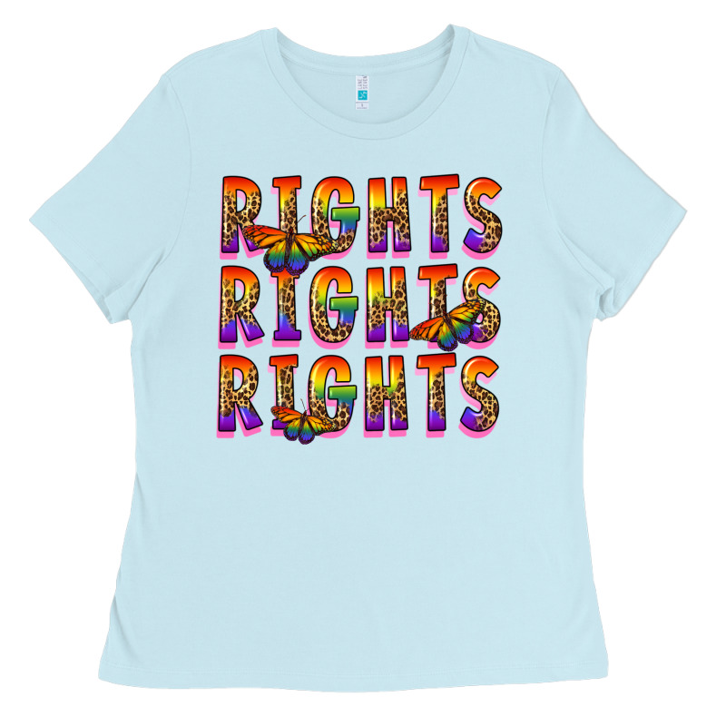 Rights Rights Rights Pride Ladies Tee by FaDigitalArtStudio | Teevron