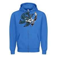 True Royal the barracuda san jose Zipper Hoodie - linhVisuals