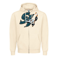 Sandshell the barracuda san jose Zipper Hoodie - linhVisuals