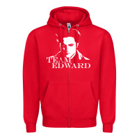 Red twilight bella jacob edward Zipper Hoodie - linhVisuals