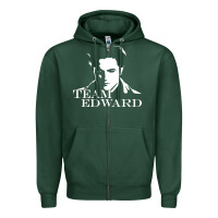 Sports Green twilight bella jacob edward Zipper Hoodie - linhVisuals