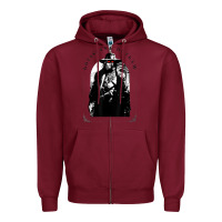Burgundy hunt showdown louisiana outlaw Zipper Hoodie - linhVisuals