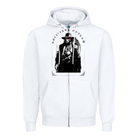 White hunt showdown louisiana outlaw Zipper Hoodie - linhVisuals