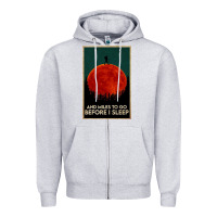 Heather Grey hiking and miles to go before i sleep Zipper Hoodie - linhVisuals