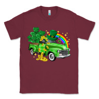 Burgundy western truck St. Patrick's Day Classic Tee - HowdyJamesFarm