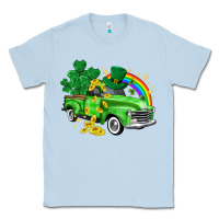 Dusty Blue western truck St. Patrick's Day Classic Tee - HowdyJamesFarm