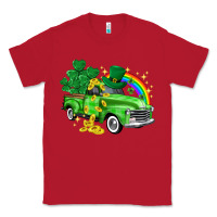 Red western truck St. Patrick's Day Classic Tee - HowdyJamesFarm