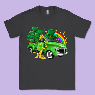 Western Truck St. Patrick's Day Classic Tee Designed By Howdyjamesfarm