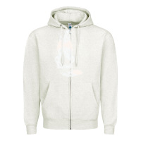 Oatmeal Heather australian shepherd Zipper Hoodie - linhVisuals
