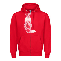 Red australian shepherd Zipper Hoodie - linhVisuals