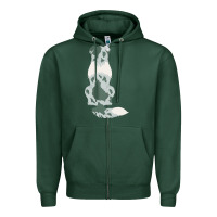Sports Green australian shepherd Zipper Hoodie - linhVisuals