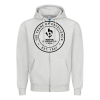Dove Grey boston conservatory Zipper Hoodie - linhVisuals