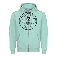 Seafoam boston conservatory Zipper Hoodie - linhVisuals
