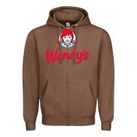 Chestnut wendys restaurant Zipper Hoodie - linhVisuals
