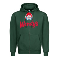 Sports Green wendys restaurant Zipper Hoodie - linhVisuals
