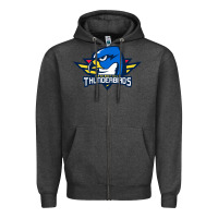 Charcoal Heather the thunderbirds springfield Zipper Hoodie - linhVisuals