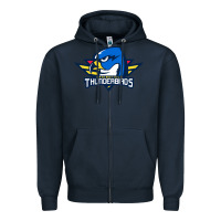 Navy the thunderbirds springfield Zipper Hoodie - linhVisuals