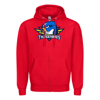 Red the thunderbirds springfield Zipper Hoodie - linhVisuals