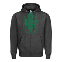 Charcoal Heather troop beverly hills single color Zipper Hoodie - linhVisuals