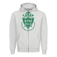 Dove Grey troop beverly hills single color Zipper Hoodie - linhVisuals