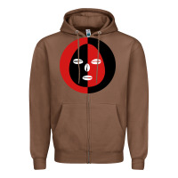 Chestnut eleggua 2 colors face Zipper Hoodie - linhVisuals
