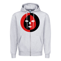 Eleggua 2 Colors Face Zipper Hoodie | Teevron