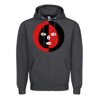 Smoke eleggua 2 colors face Zipper Hoodie - linhVisuals
