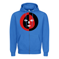 True Royal eleggua 2 colors face Zipper Hoodie - linhVisuals