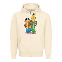 Sandshell bert and ernie Zipper Hoodie - linhVisuals