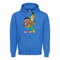 True Royal bert and ernie Zipper Hoodie - linhVisuals