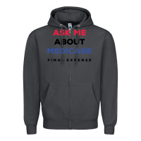 Smoke ask me about medicare final expense Zipper Hoodie - linhVisuals