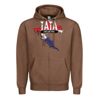 Chestnut mens tata croatian father croatia bester papa father's day Zipper Hoodie - linhVisuals