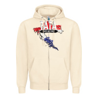 Sandshell mens tata croatian father croatia bester papa father's day Zipper Hoodie - linhVisuals