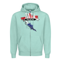 Seafoam mens tata croatian father croatia bester papa father's day Zipper Hoodie - linhVisuals