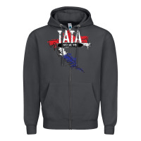 Smoke mens tata croatian father croatia bester papa father's day Zipper Hoodie - linhVisuals