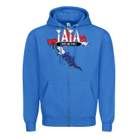 Mens Tata Croatian Father Croatia Bester Papa Father's Day Zipper Hoodie | Teevron
