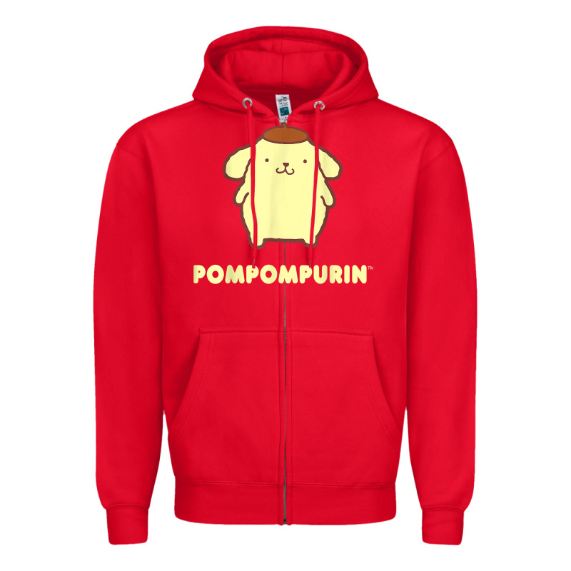 Pompompurin Character Front And Back T Shirt Zipper Hoodie by linhVisuals | Teevron