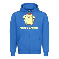 True Royal pompompurin character front and back t shirt Zipper Hoodie - linhVisuals